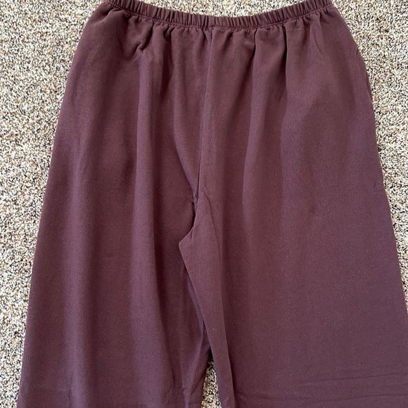 Naked Wardrobe Soft Sweatpants Elastic Waist in Chocolate Brown Size 1X - Picture 7 of 7